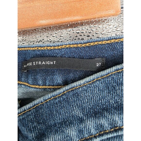 Banana Republic High-Rise Straight Premium Denim Jeans Size 27 - Picture 6 of 11